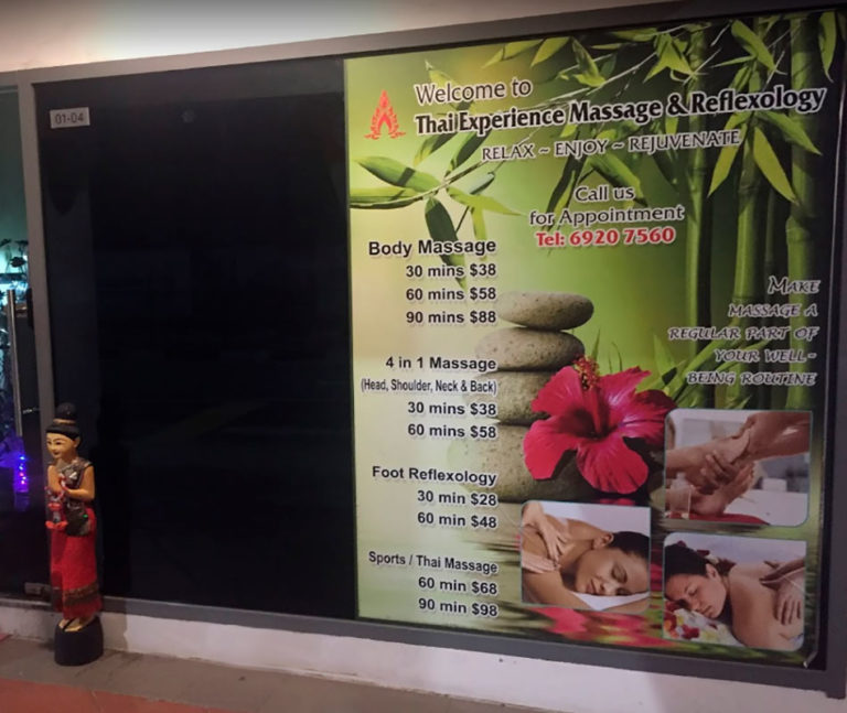 Thai Experience Spa Rating.sg